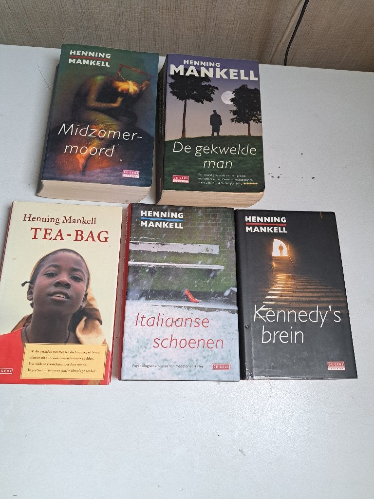 henning mankell boeken, Ophalen of Verzenden, Zo goed als nieuw