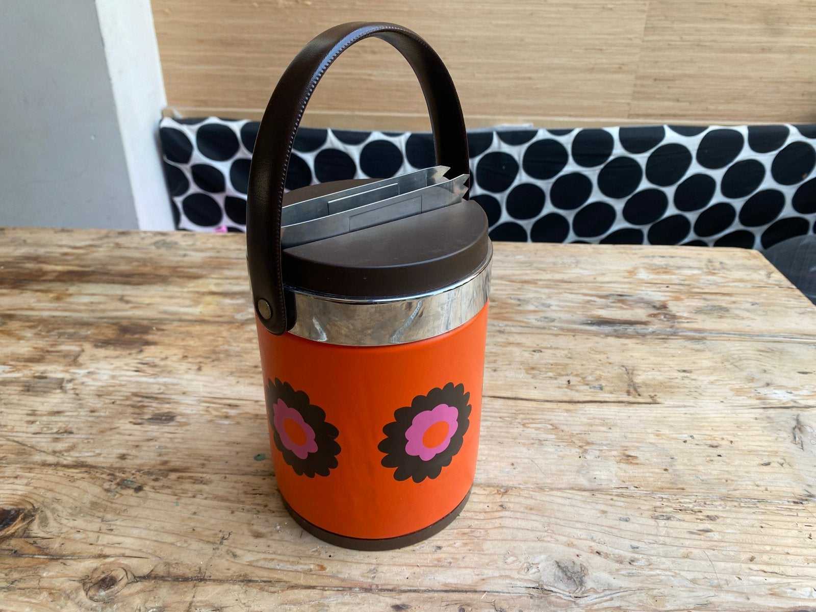 Vintage Brabantia Patrice IJsemmer compleet met Tang, Overige typen, Kunststof, Ophalen of Verzenden, Zo goed als nieuw