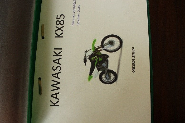 Kawasaki KX85 2003 parts list onderdelen / prijs lijst, Ophalen of Verzenden, Kawasaki