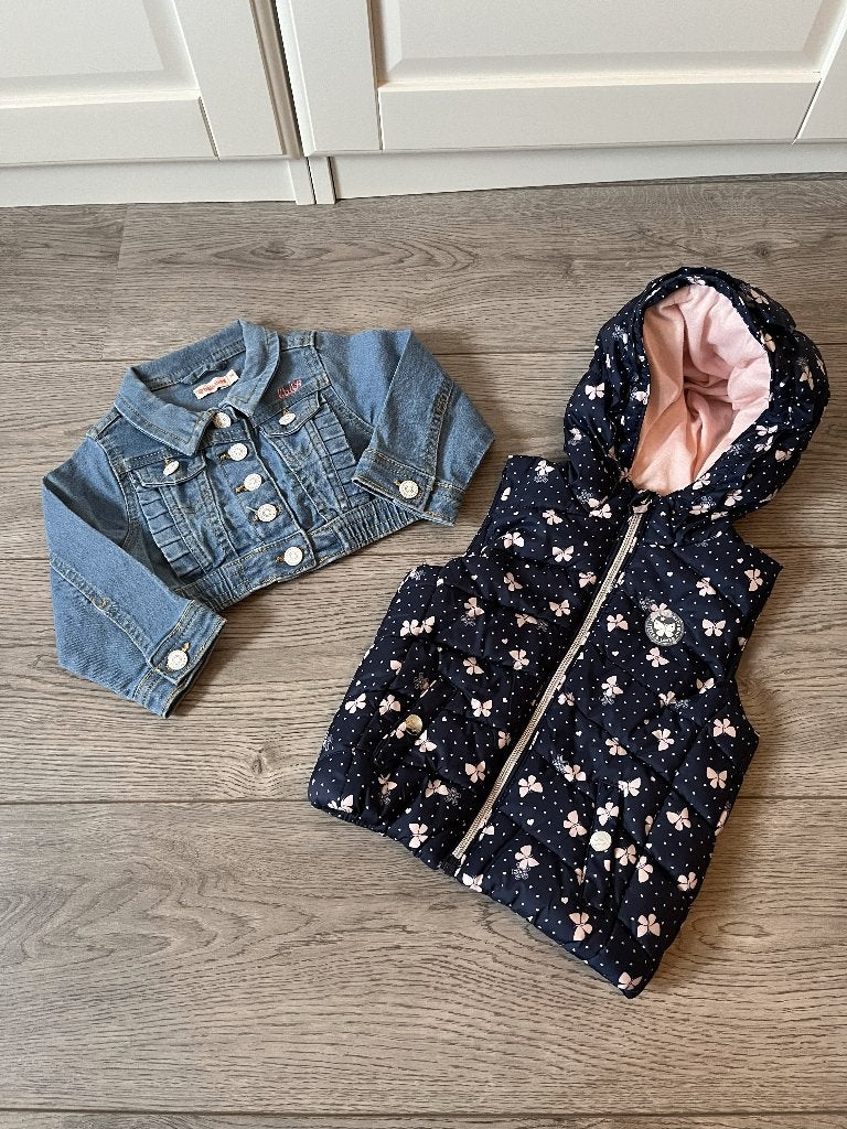 C&A bodywarmer/jeans jack Bakkeboe maat 74/80, Ophalen, Meisje, Zo goed als nieuw, Jasje