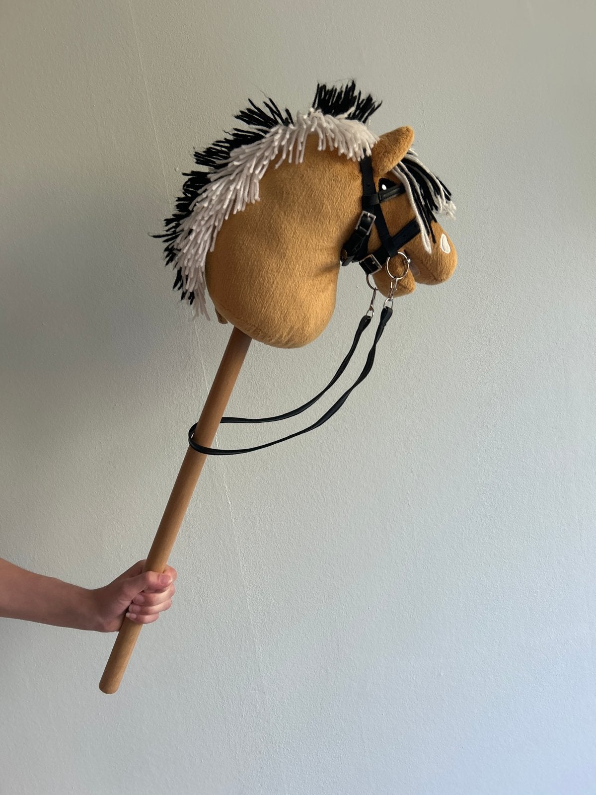 Hobbyhorse met hoofdstel - Bruin stokpaard, Ophalen, Gebruikt, Jongen of Meisje