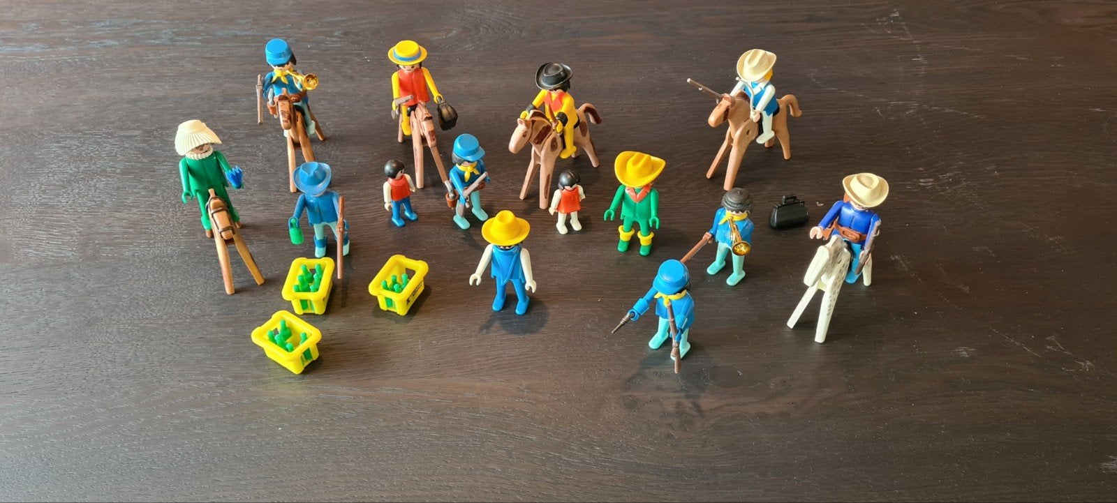 Vintage Playmobil Cowboys Set - 30 jaar oud, Ophalen, Gebruikt, Jongen of Meisje