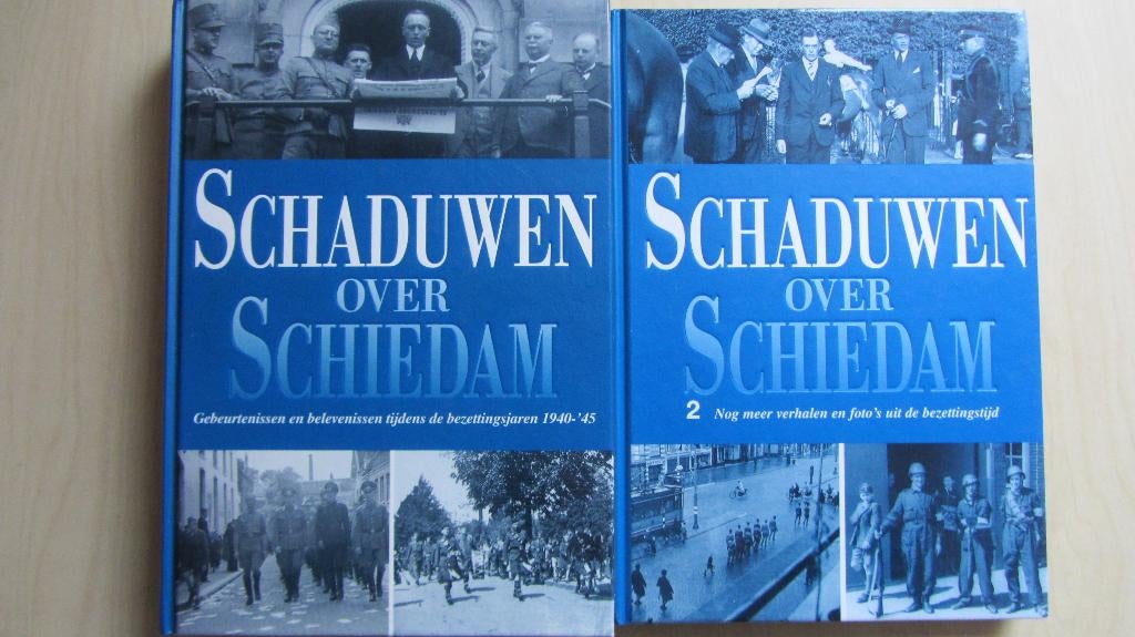 Schaduwen over Schiedam deel 1 en 2 (oorlog), Boeken, Oorlog en Militair, Ophalen of Verzenden, Tweede Wereldoorlog, Zo goed als nieuw