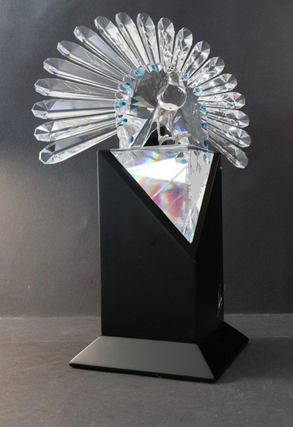 swarovski pauw gelimiteerde oplage met koffer en certificaat, Ophalen of Verzenden, Nieuw, Figuurtje