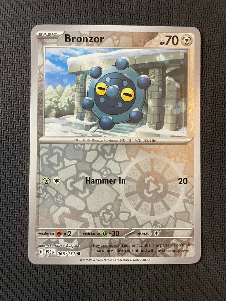 Bronzor 066/131 Reverse Holo Prismatic Evolutions Packfresh, Ophalen of Verzenden, Zo goed als nieuw