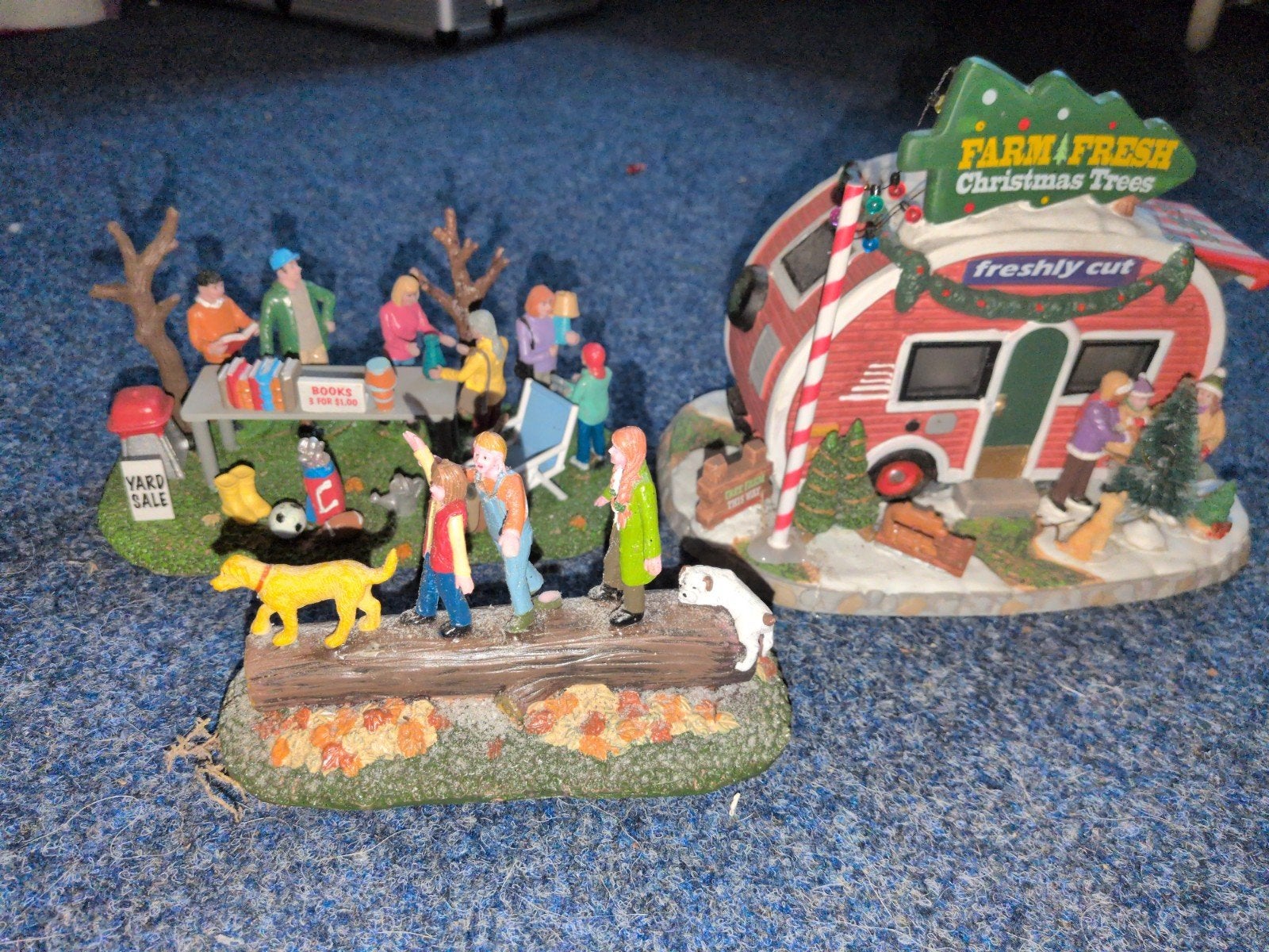 Leuke items Lemax kerst kerstdorp yard sale Christmas trees, Ophalen of Verzenden, Gebruikt