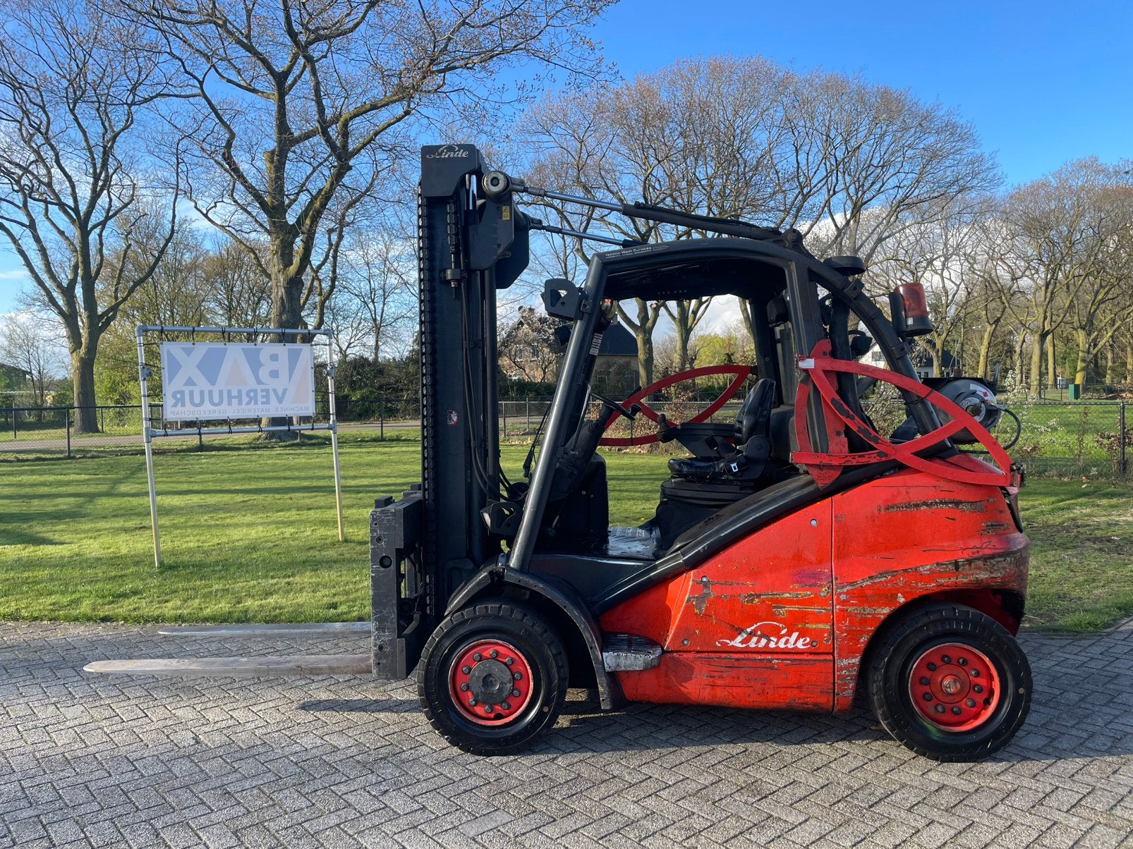 Linde H40 heftruck 4 Ton, Ophalen
