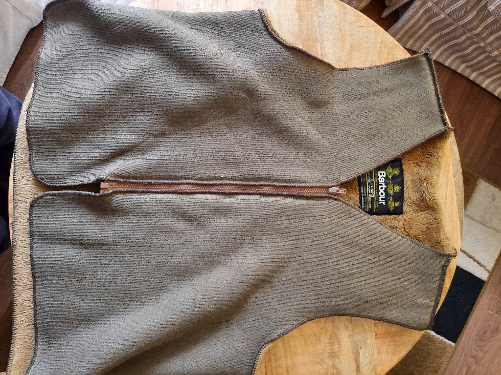 Vintage Barbour Warm Pile Lining Bodywarmer  - Maat L (C46), Ophalen of Verzenden, Gedragen, Maat 52/54 (L)