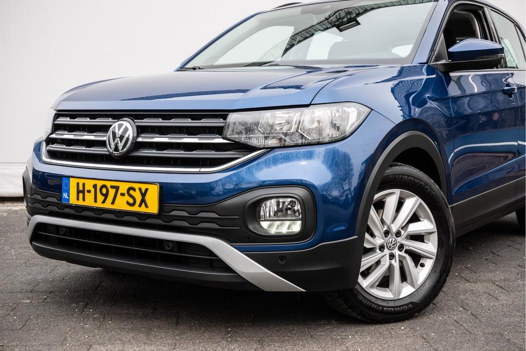 Volkswagen T-Cross 1.0 TSI Life Climate control/ Blindspot/, Voorwielaandrijving, Met garantie (alle), Blauw, 620 kg