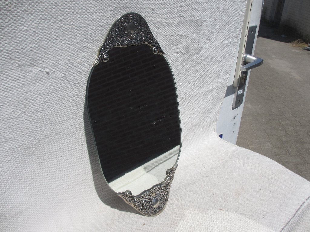 Godinger zilveren make-up spiegel/ vanity tray, Minder dan 50 cm, Gebruikt, Ophalen of Verzenden, Minder dan 100 cm