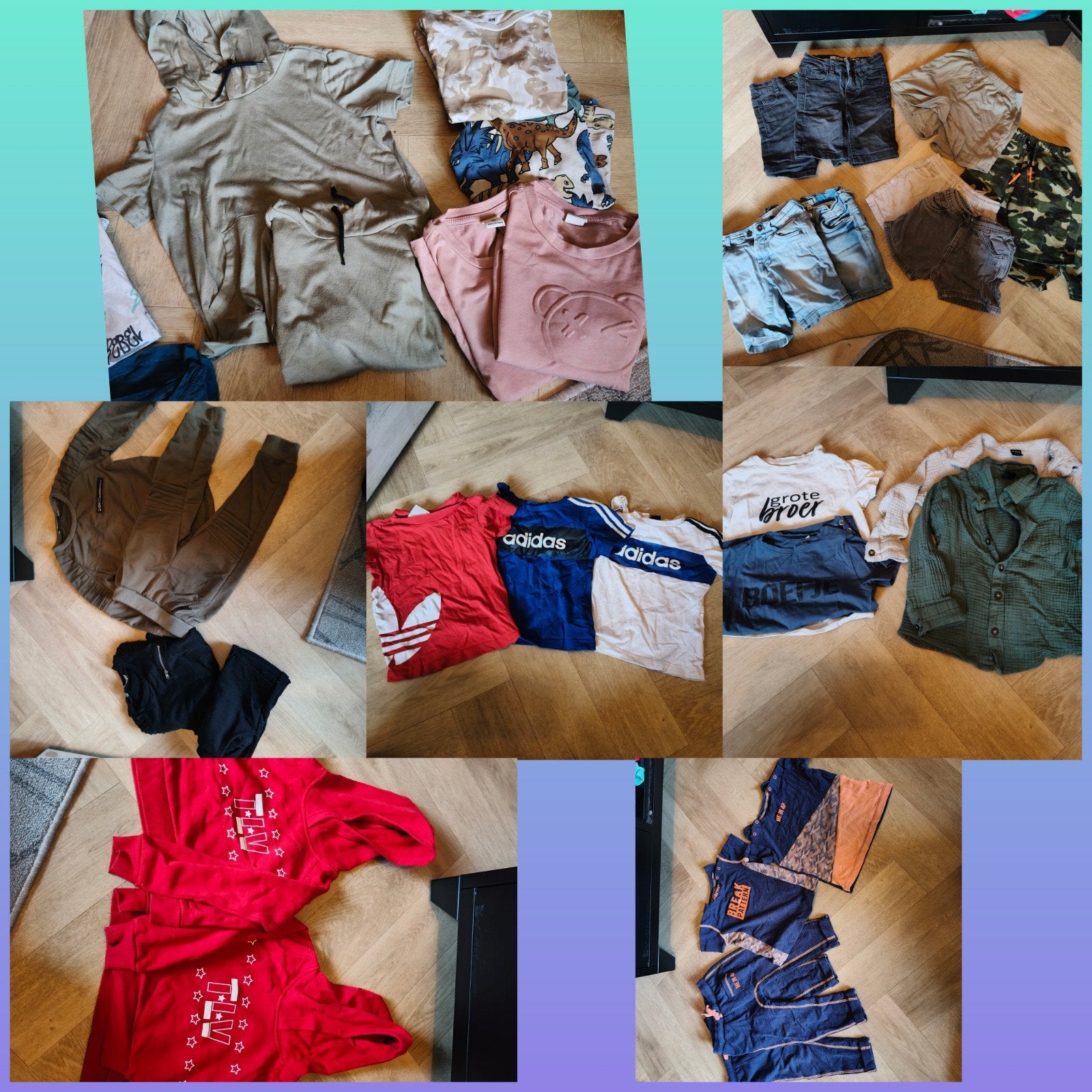 Kledingpakket voor tweeling - Maat 86-110, Ophalen, Gebruikt, Jongen, Setje