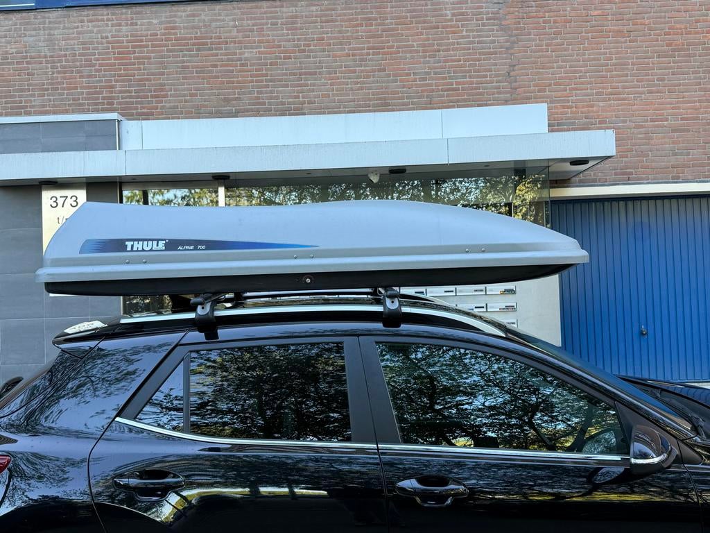 Thule Dakkoffer Te huur. Alpine 700 Grijs - 430L, 50kg., Ophalen of Verzenden, Gebruikt