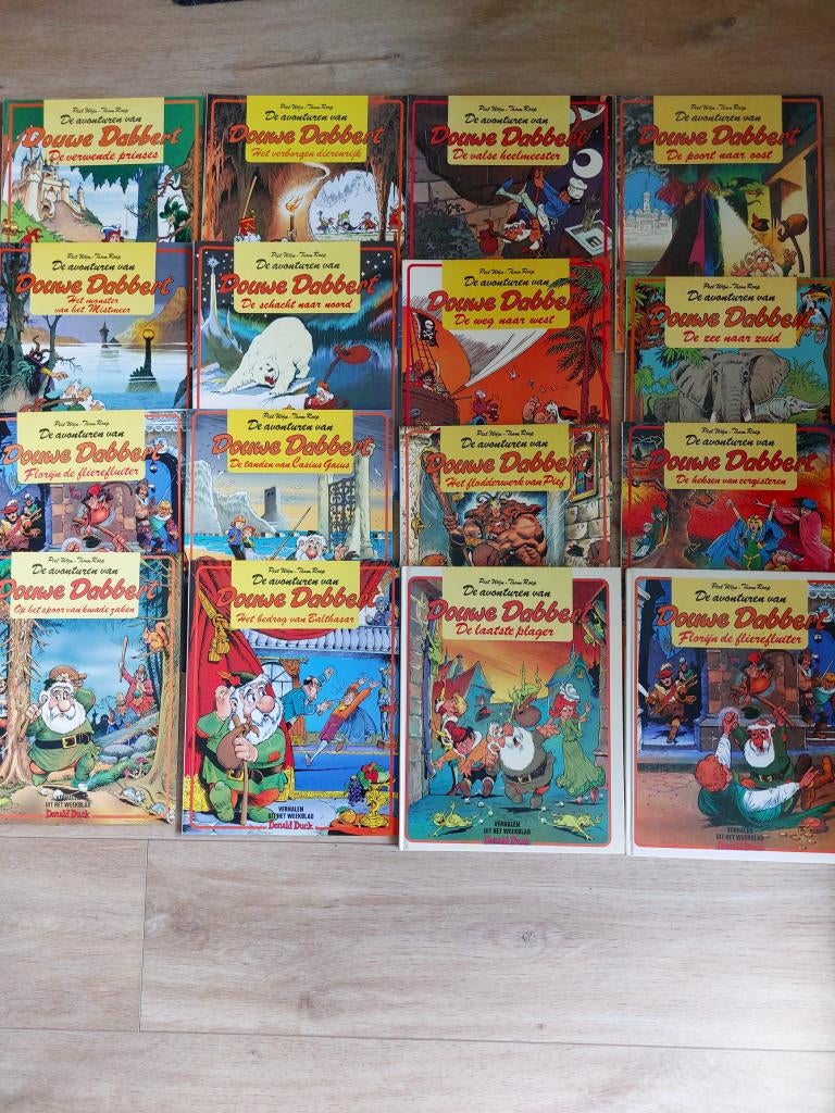 Serie strips van Douwe Dabbert door Piet Wijn, Complete serie of reeks, Ophalen of Verzenden, Zo goed als nieuw, Europa