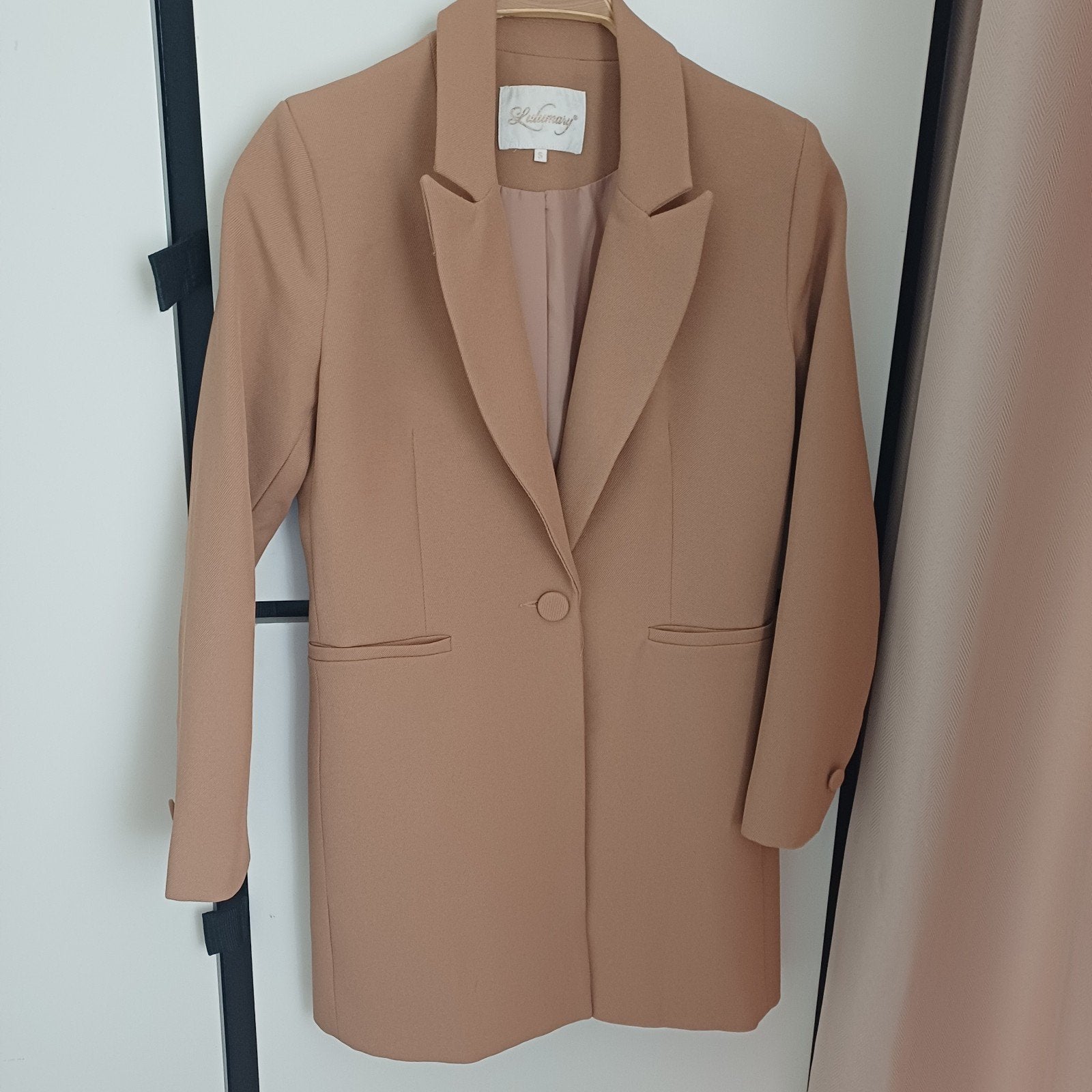 Lulu Mary blazer maat S in prima staat, Bruin, Lulu Mary, Ophalen of Verzenden, Zo goed als nieuw