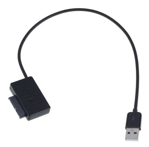 USB 2.0 naar 7 6 13 Pin SATA CD/DVD-Rom adapter kabel, Ophalen of Verzenden, Nieuw