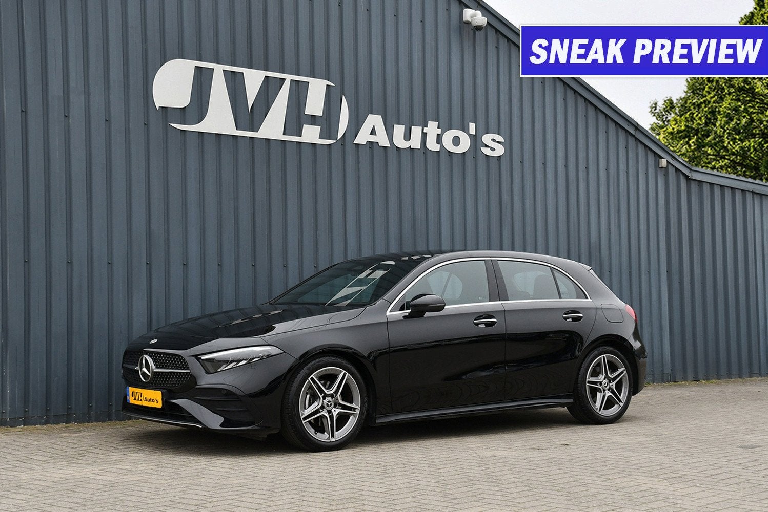 Mercedes-Benz A-Klasse 200 177pk MHEV 7G-DCT AMG Line 04-202, Auto's, Gebruikt, 4 cilinders, Met garantie (alle), Zwart