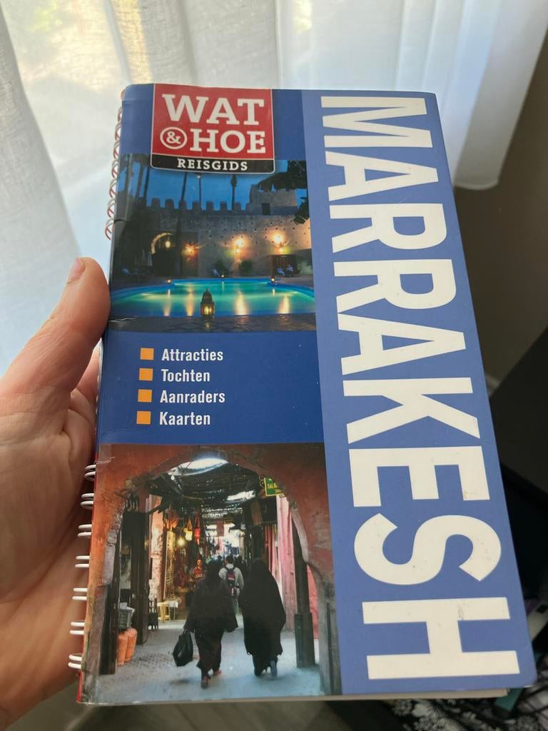 Wat & Hoe Reisgids Marrakesh - Attracties, Tochten, Kaarten, Boeken, Afrika, Ophalen of Verzenden, Reisgids of -boek, Gelezen