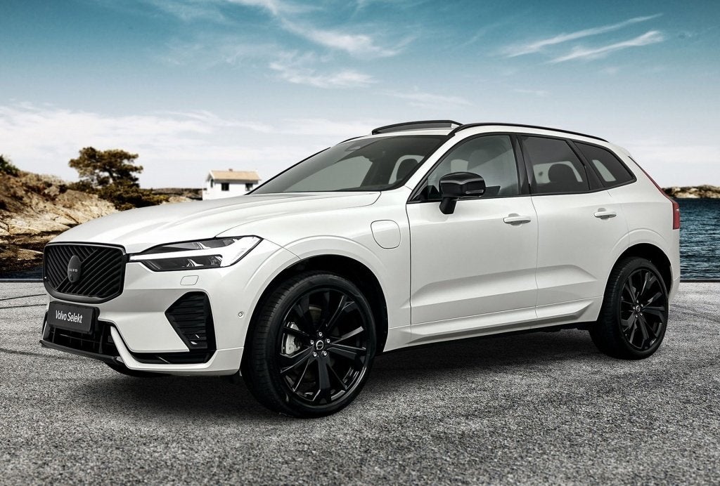 Volvo XC60 T6 398PK Recharge Ultra Black Edition| Luchtverin, Dealer onderhouden, Gebruikt, Wit, Bedrijf