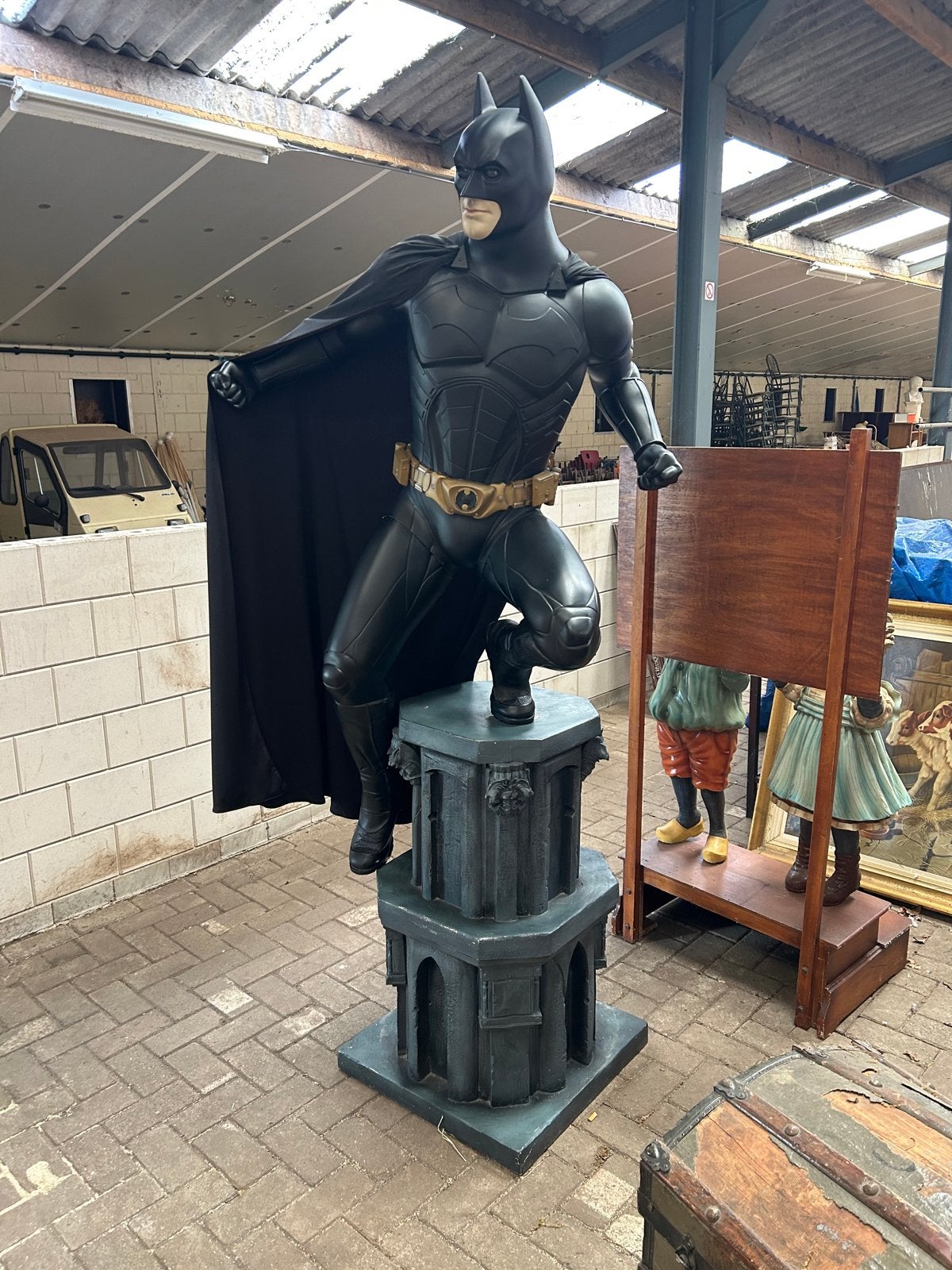 Levensgrote Batman beeld van Oxmox/Muckle, Verzamelen, Ophalen of Verzenden, Gebruikt