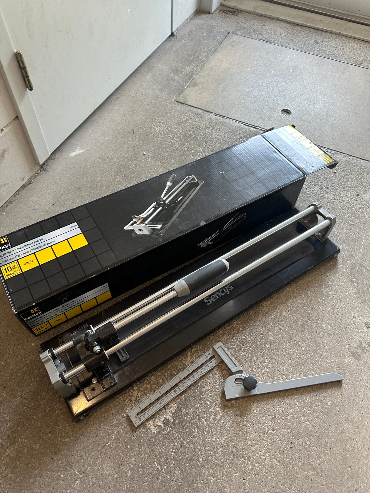 Sencys tegelsnijder 60cm - Zo goed als nieuw, Ophalen, Zo goed als nieuw, Snijgereedschap, Overige merken