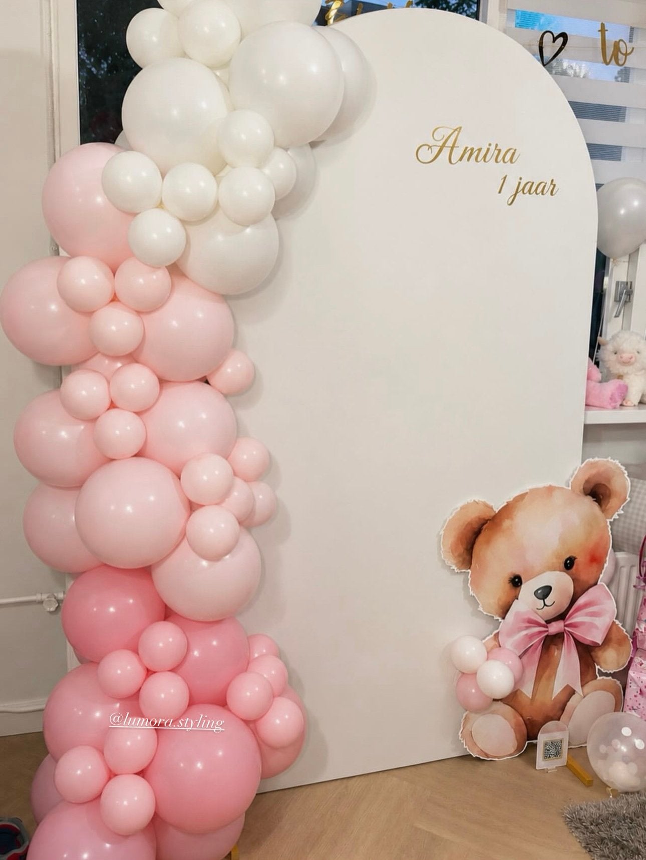 Backdrop - Ballonnenboog - Ballonnen vanaf €95!, Ophalen, Nieuw