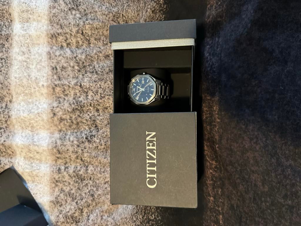 Citizen Eco-Drive horloge met kapot glas, Sieraden, Tassen en Uiterlijk, Horloges | Heren, Staal, Ophalen of Verzenden, Zo goed als nieuw