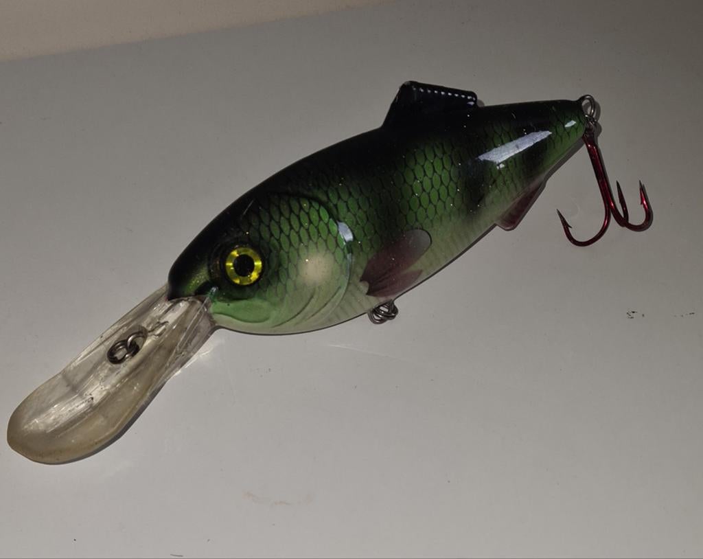 Grote Manns plug painted by Derkbait, Watersport en Boten, Ophalen of Verzenden, Overige typen