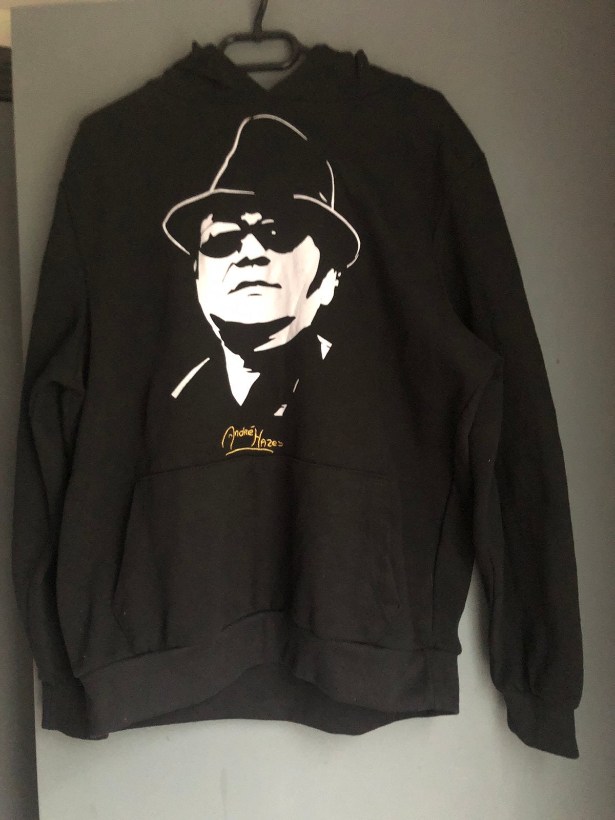 Andre hazes hoodie zwart XL 2021, Verzamelen, Ophalen, Zo goed als nieuw, Kleding