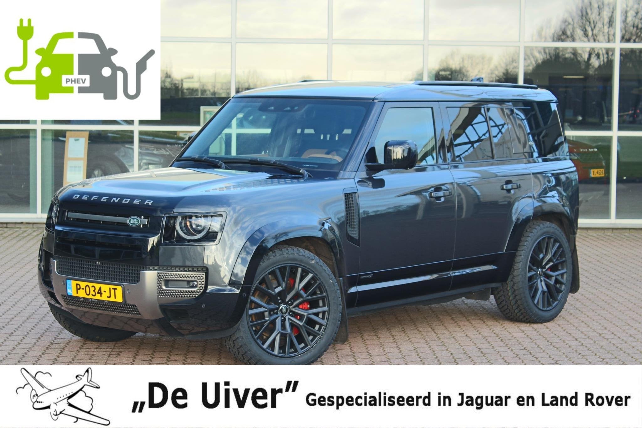 Land Rover Defender 2.0 P400e 110 X Pano | Head-Up | 22 Inch, 12 maanden, Gebruikt, 4 cilinders, 3000 kg