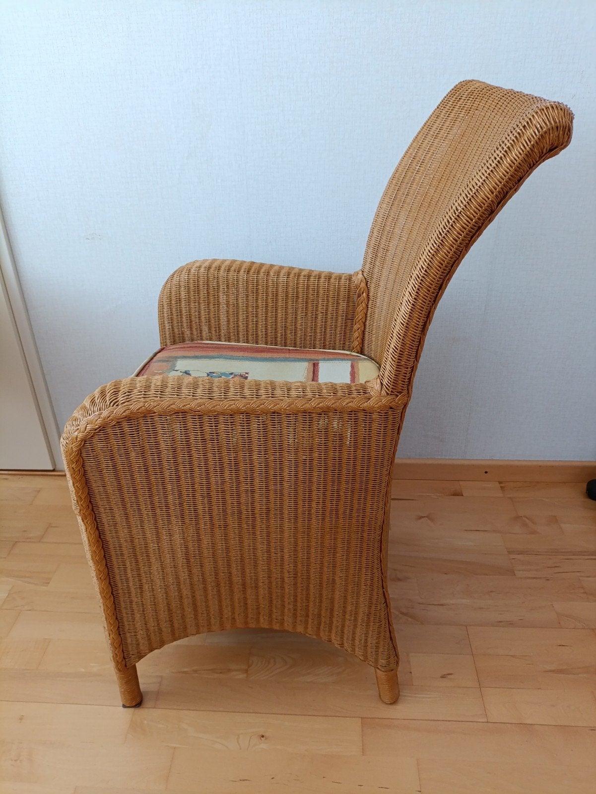 Loom stoelen 6 stuks, Huis en Inrichting, Stoelen, Ophalen, Bruin, Riet of Rotan, Vijf, Zes of meer stoelen