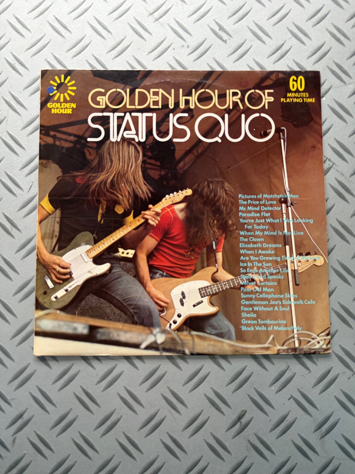 Lp Status Quo - Golden Hours of Status Quo, Ophalen of Verzenden, Gebruikt, 12 inch, Poprock