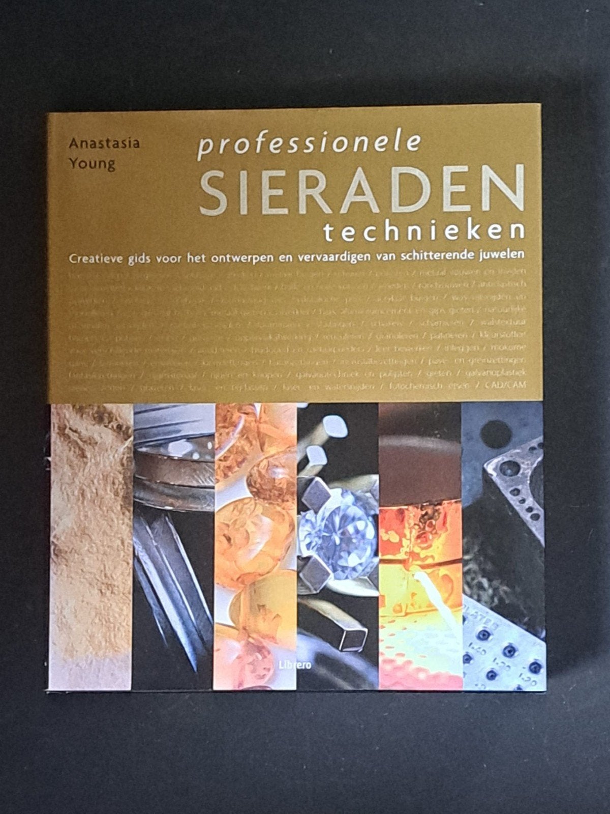 boek - Professionele sieraden technieken - Anastasia Young, Boeken, Ophalen of Verzenden, Zo goed als nieuw, Studie en Technieken