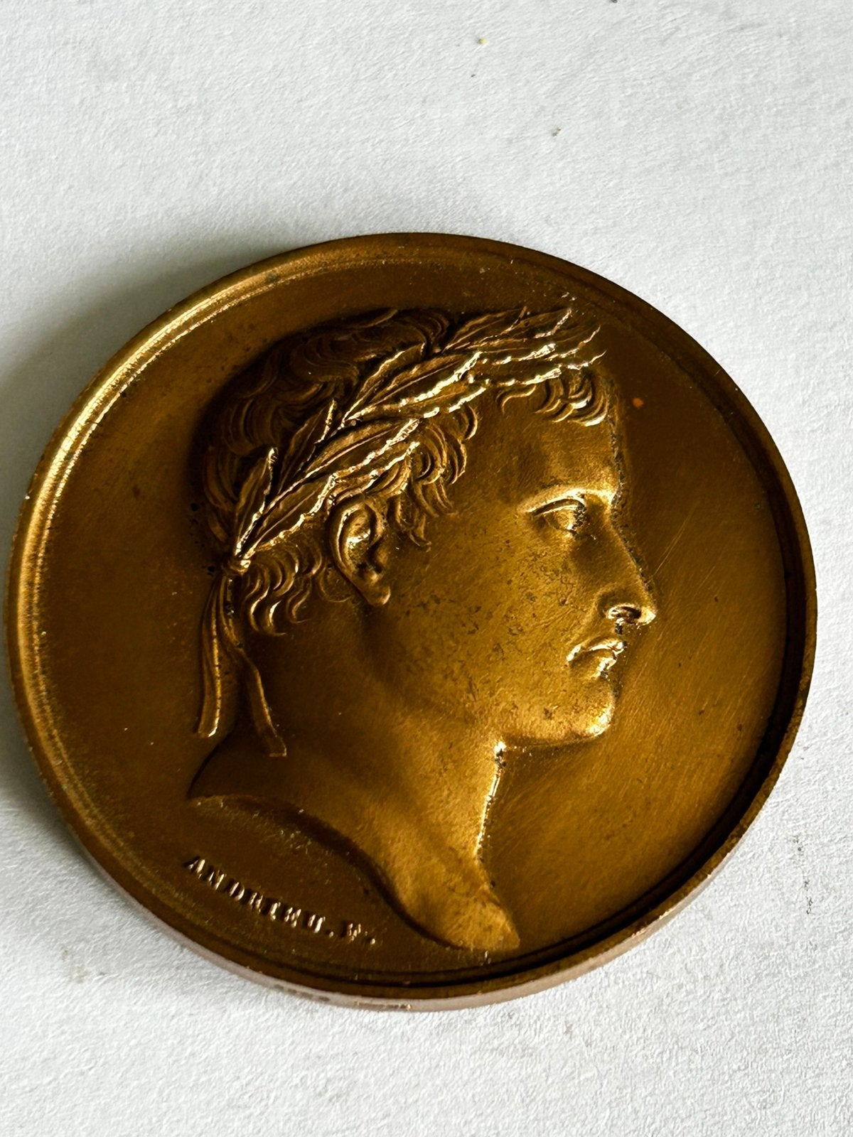 Napoleon Bonaparte Penning – Monnaie de Paris – 40 gr/ 40mm, Ophalen of Verzenden, Brons, Buitenland