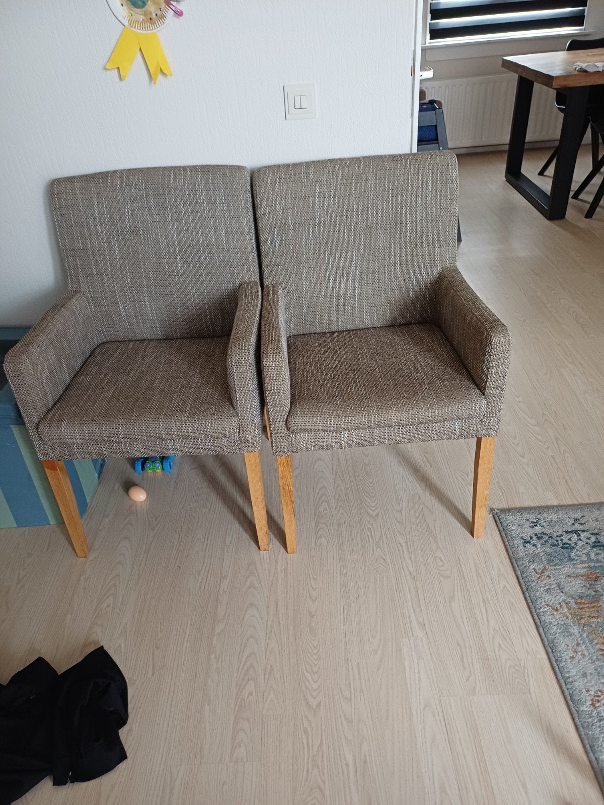 vier comfortabele stoelen, Huis en Inrichting, Stoelen, Ophalen, Modern, Comfortabel, Gebruikt, Twee