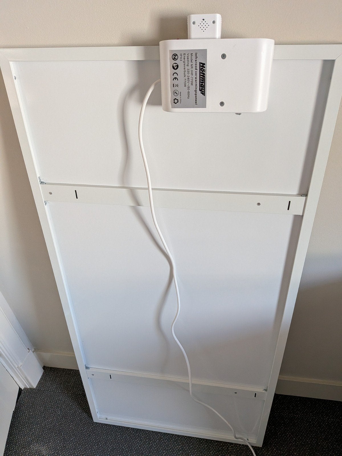 Infrarood verwarmingspaneel Höfmayr 770W, 500 tot 800 watt, Overige typen, Ophalen of Verzenden, Zo goed als nieuw