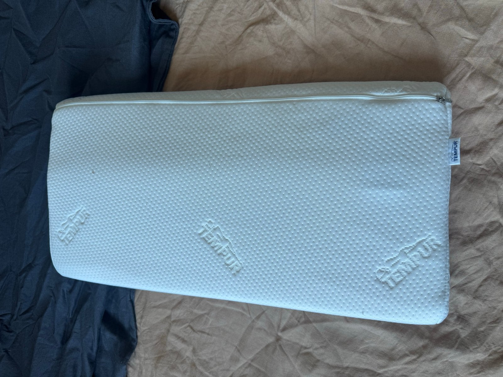 Tempur kussen - Ergonomisch // Ergonomic pillow, Ophalen, Gebruikt, Wit, Kussen