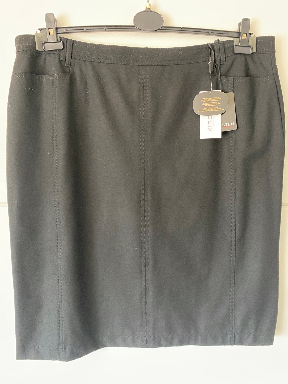 Rok uni zwart van kirsten maat 50, Verzenden, Zwart, Maat 46/48 (XL) of groter, Nieuw