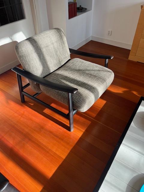 Zanotta fauteuil, Huis en Inrichting, Ophalen, 75 tot 100 cm, Zo goed als nieuw, Stof