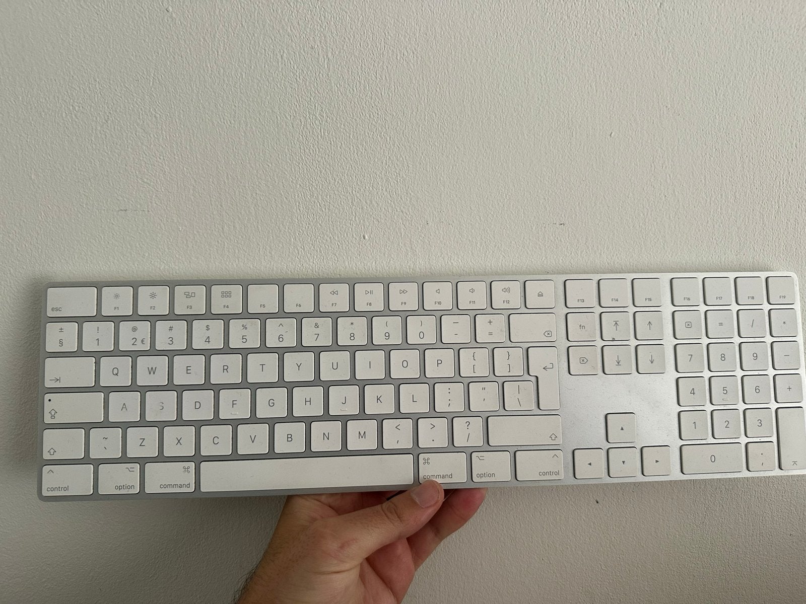 Apple Magic Keyboard met numeriek toetsenblok (A1843), Gebruikt, Ophalen of Verzenden, Draadloos, Qwerty