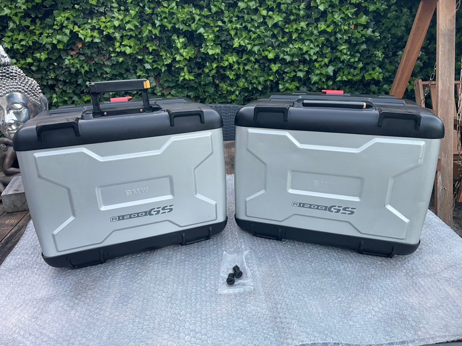 Zijkoffers kofferset BMW R1200GS 2004-2012 luchtgekoeld, Ophalen, Gebruikt, Am Juliusturm 14-36, Www.bmwmotorrad.com