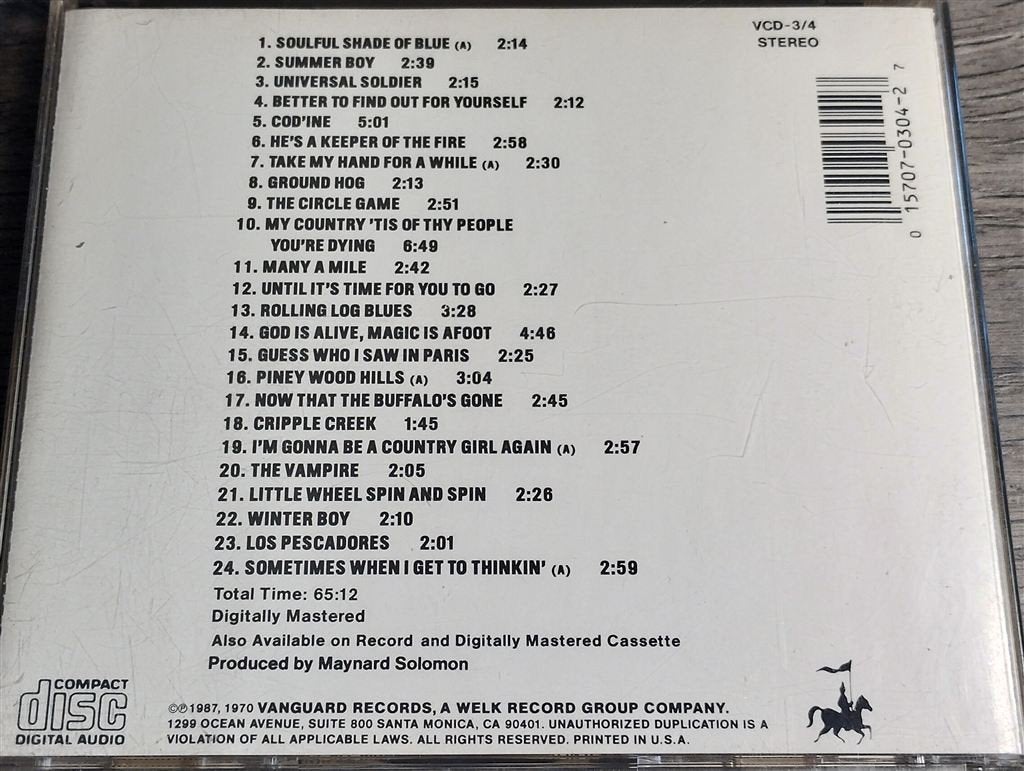 Buffy Sainte-Marie - The Best Of, Ophalen of Verzenden, Zo goed als nieuw, Folk