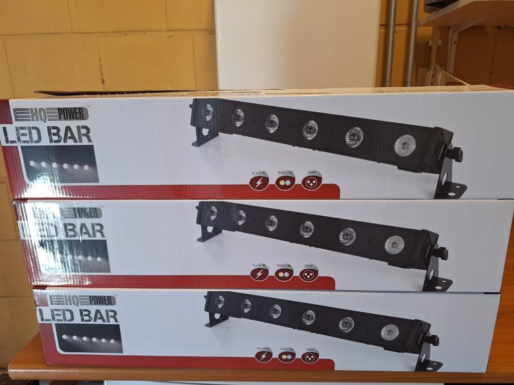 3 stuks ledbar verlichting, Muziek en Instrumenten, Ophalen of Verzenden, Licht
