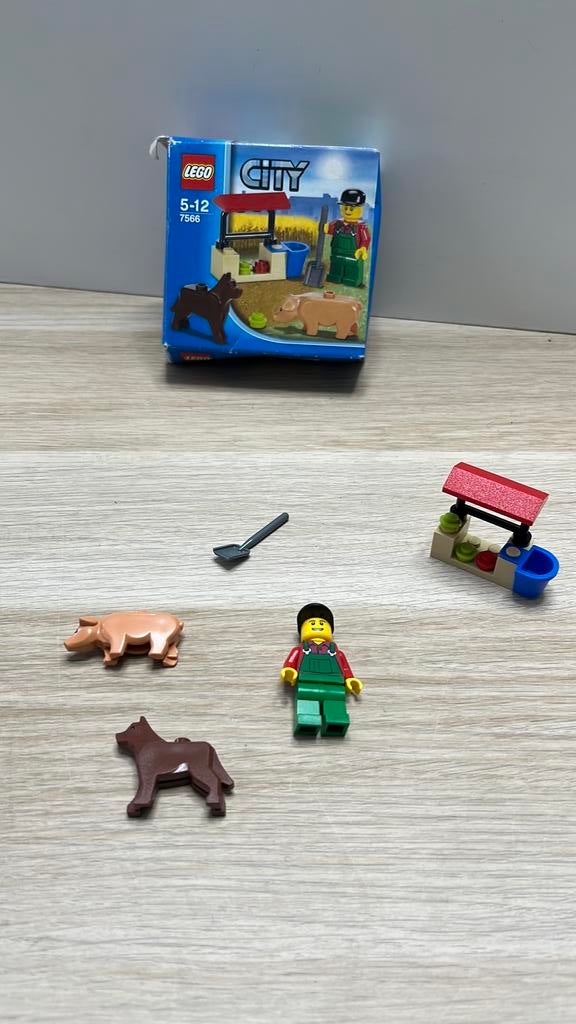 Lego city 7566 Farmer, Kinderen en Baby's, Speelgoed | Duplo en Lego, Ophalen of Verzenden, Gebruikt, Complete set, Lego