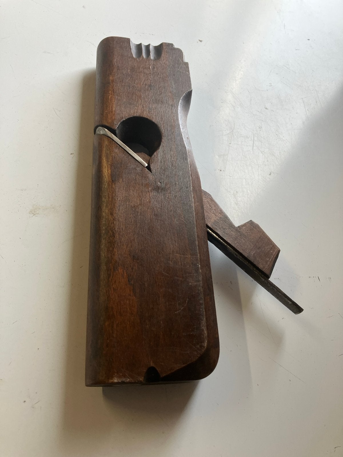 Vintage Houten profielschaaf, Ophalen of Verzenden