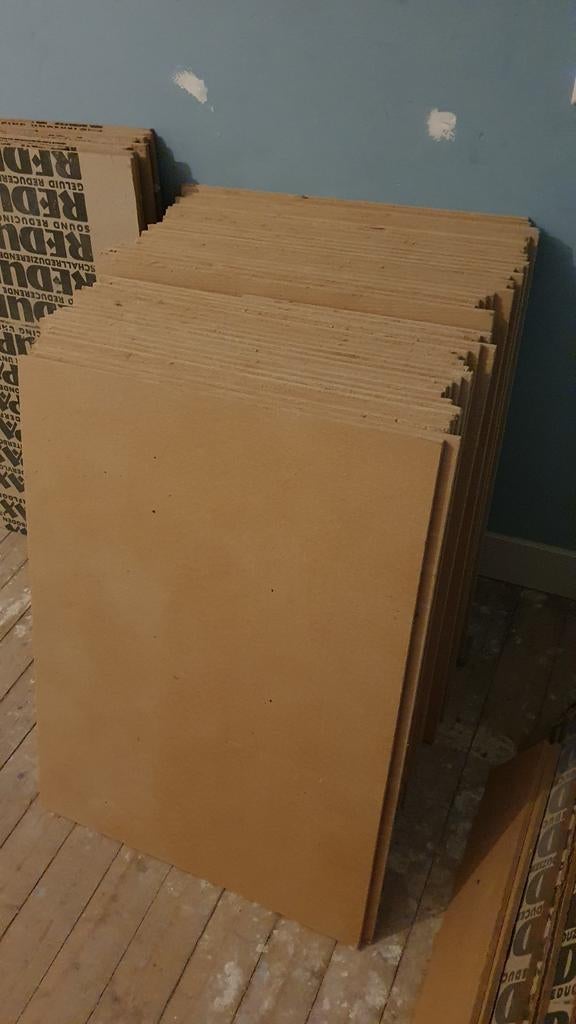Ondervloerplaten - Geluidsisolatie - Silent plus - 27 m2, Ophalen of Verzenden, Gebruikt, Overige materialen, Minder dan 20 mm