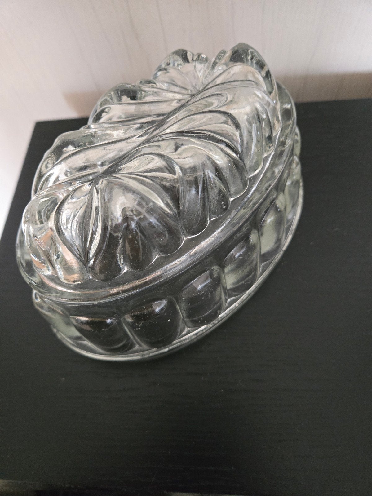 Glazen ovale puddingvorm, Antiek en Kunst, Ophalen of Verzenden