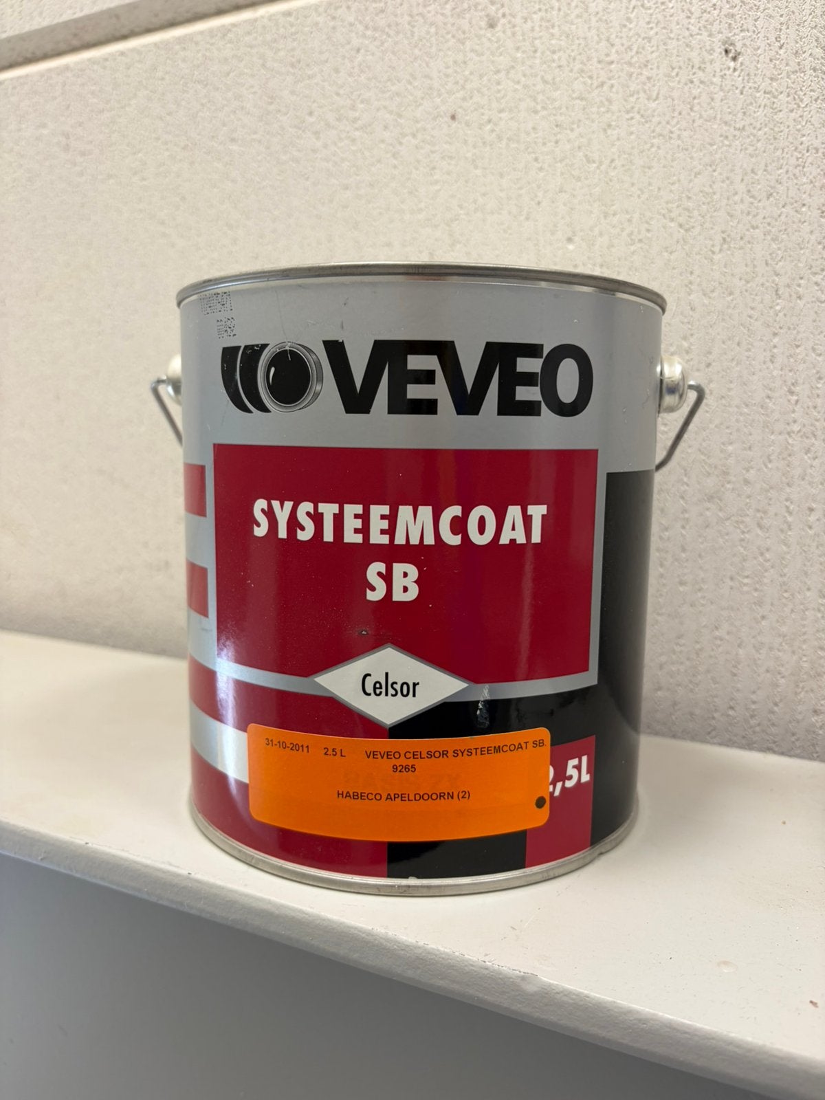 Veveo systeemcoat, Ophalen, Zo goed als nieuw, Wit