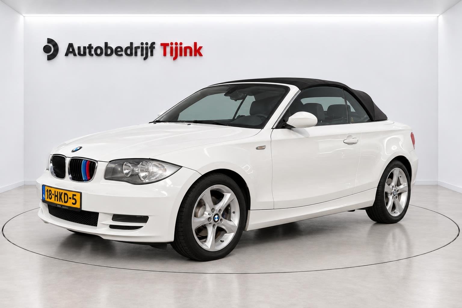 BMW 1 Serie Cabrio 118i High Executive M-Sport | ECC | Cruis, 1-Serie, 4 stoelen, Wit, Origineel Nederlands