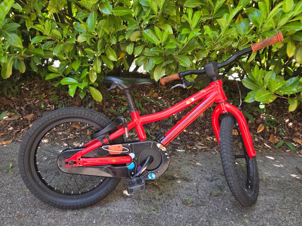 Scott Roxter 16 inch kinderfiets - in goede staarlt, Ophalen, Gebruikt, 16 tot 20 inch