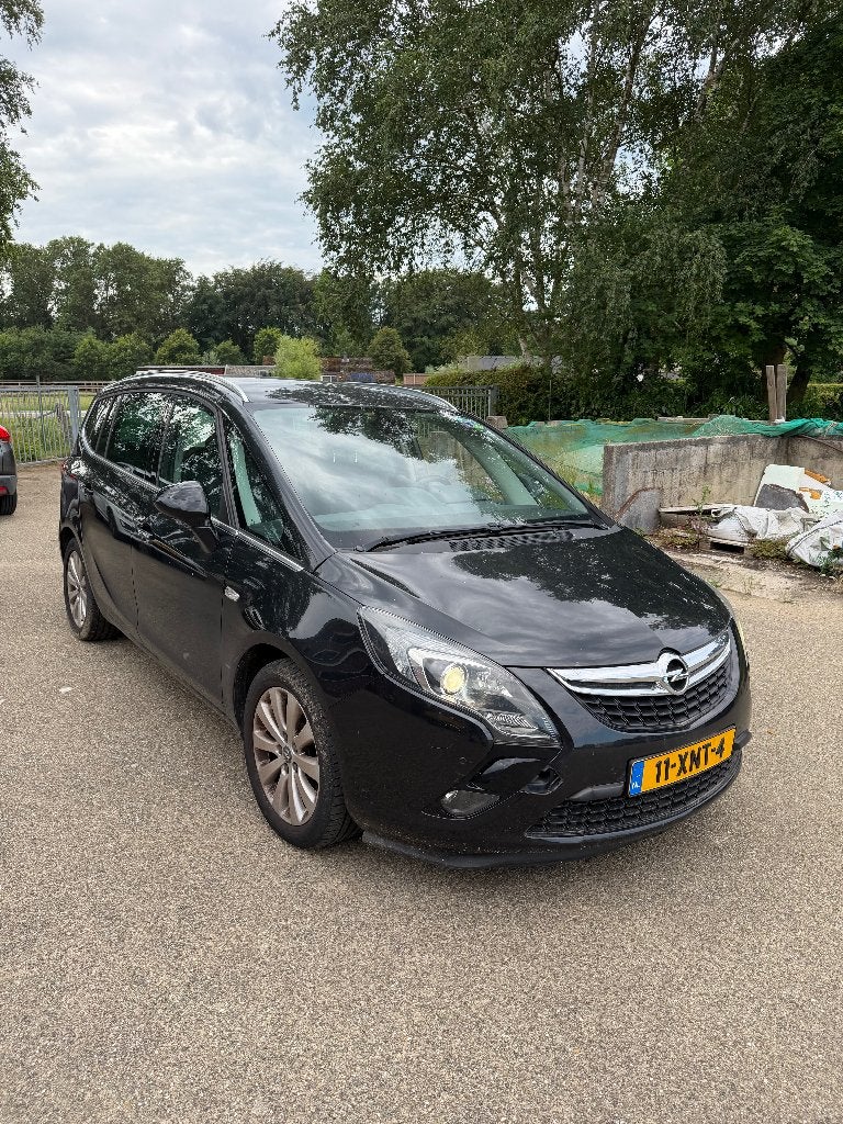 Opel Zafira 1.4 T 103KW 2012 Zwart, Auto's, Opel, Bedrijf, Zafira, ABS, Airconditioning, Automatische klimaatregeling, Bluetooth
